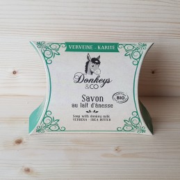 Savon Bio au lait d'ânesse, Verveine et Karité