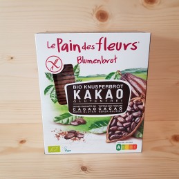 Tartines craquantes au cacao Bio sans gluten