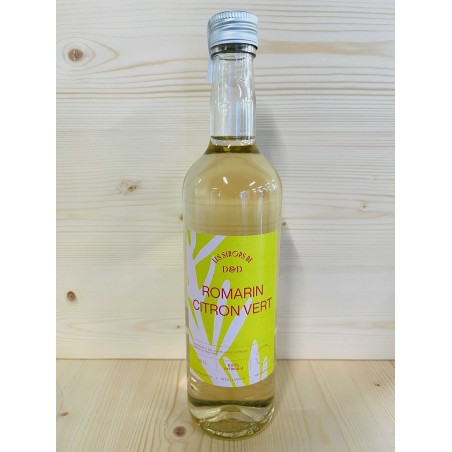 Sirop Romarin citron vert