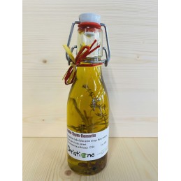 Huile d'olive au Thym et au Romarin Bio