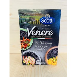 Riz noir Venere complet étuvé à grains moyens