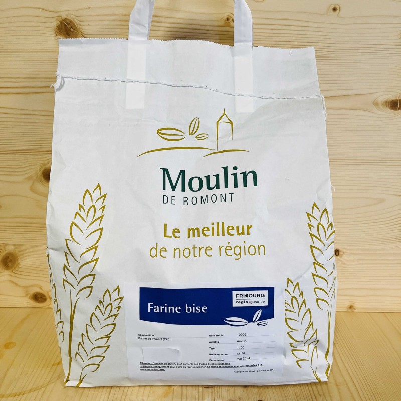 Sac de farine bise Bio