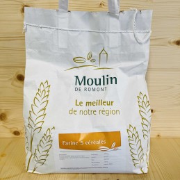 Sac de farine aux 5 céréales Bio