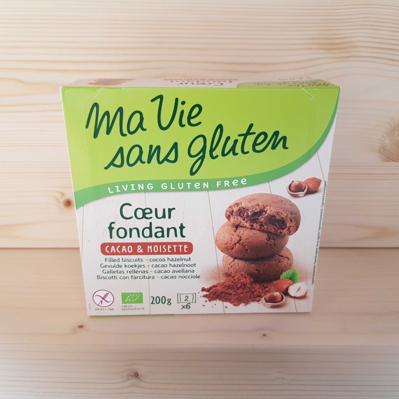 Coeur fondant bio cacao et noisette