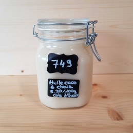 Huile de coco pressée à chaud Bio