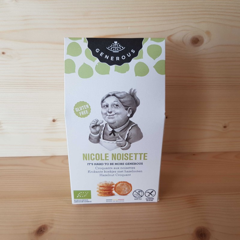 Croquants aux noisettes Nicole Noisette bio